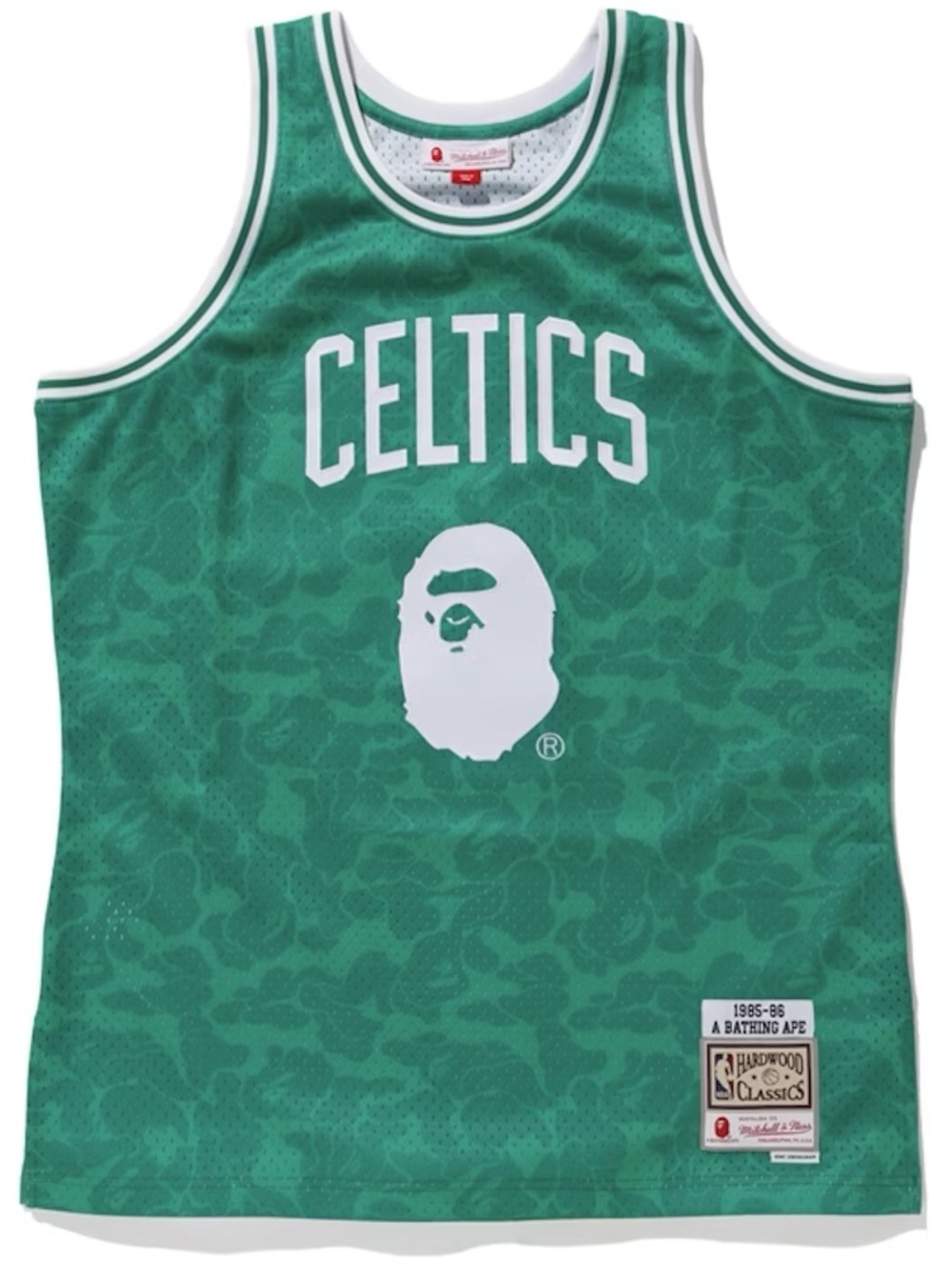 Bape x Boston Celtics Camo NBA stitched Basketball Jersey